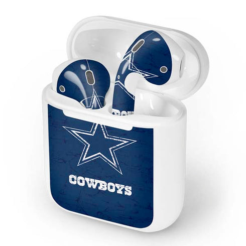 NFL Dallas Cowboys Distressed Apple AirPods Skin