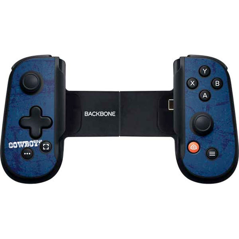 NFL Dallas Cowboys Distressed Backbone One for iPhone Game Controller Skin