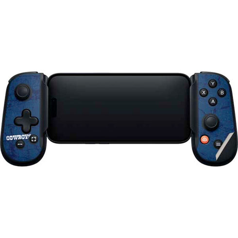NFL Dallas Cowboys Distressed Backbone One for iPhone Game Controller Skin