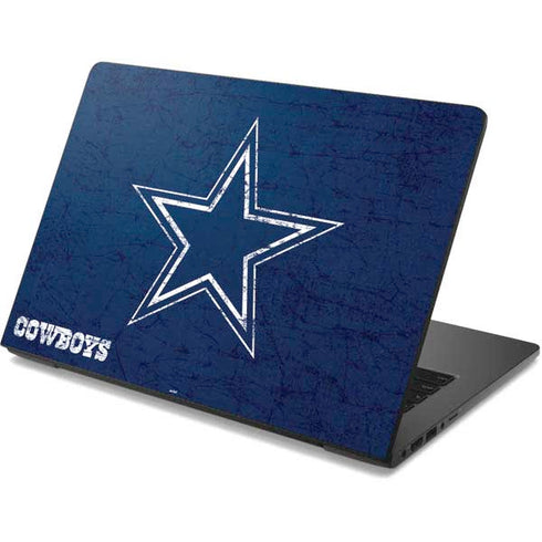 NFL Dallas Cowboys Distressed Dell Chromebook Skin