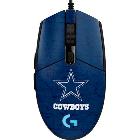 NFL Dallas Cowboys Distressed G203 Prodigy RGB Wired Gaming Mouse Skin