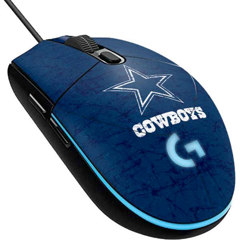 NFL Dallas Cowboys Distressed G203 Prodigy RGB Wired Gaming Mouse Skin