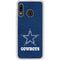 NFL Dallas Cowboys Distressed Galaxy A20 Clear Case