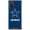 NFL Dallas Cowboys Distressed Galaxy A71 5G Clear Case