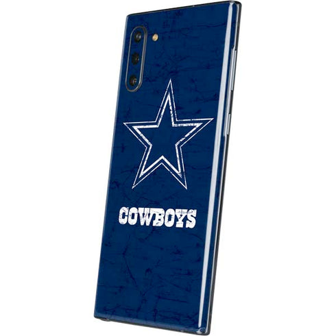 NFL Dallas Cowboys Distressed Galaxy Note 10 Skin