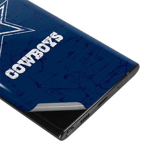 NFL Dallas Cowboys Distressed Galaxy Note 10 Skin