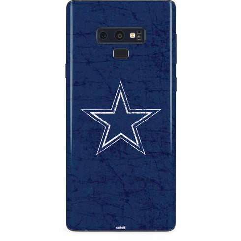 NFL Dallas Cowboys Distressed Galaxy Note 9 Skin