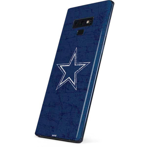 NFL Dallas Cowboys Distressed Galaxy Note 9 Skin