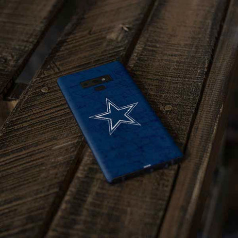 NFL Dallas Cowboys Distressed Galaxy Note 9 Skin