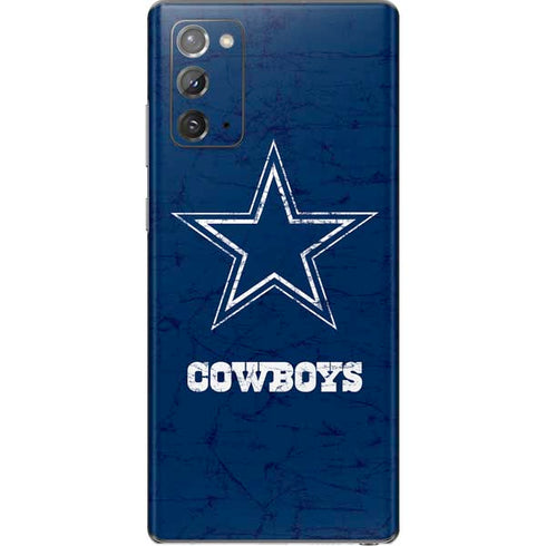 NFL Dallas Cowboys Distressed Galaxy Note20 5G Skin