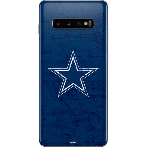 NFL Dallas Cowboys Distressed Galaxy S10 Plus Skin