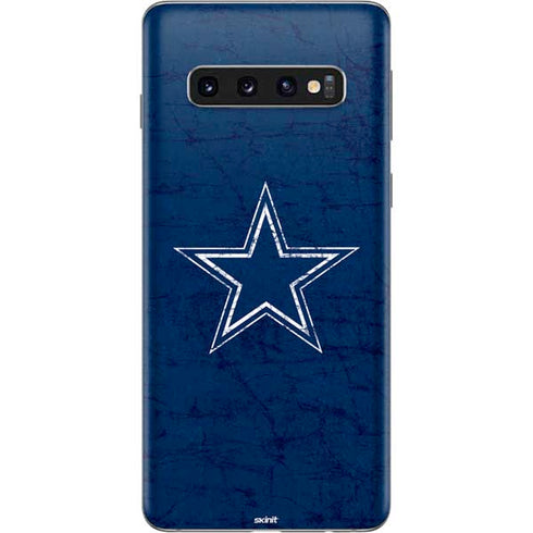 NFL Dallas Cowboys Distressed Galaxy S10 Skin