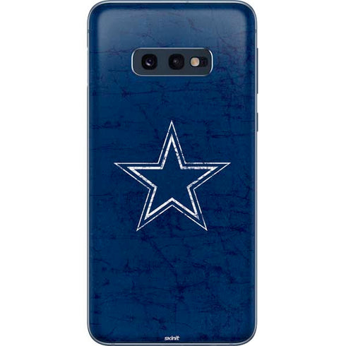 NFL Dallas Cowboys Distressed Galaxy S10e Skin