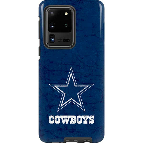 NFL Dallas Cowboys Distressed Galaxy S20 Ultra 5G Pro Case