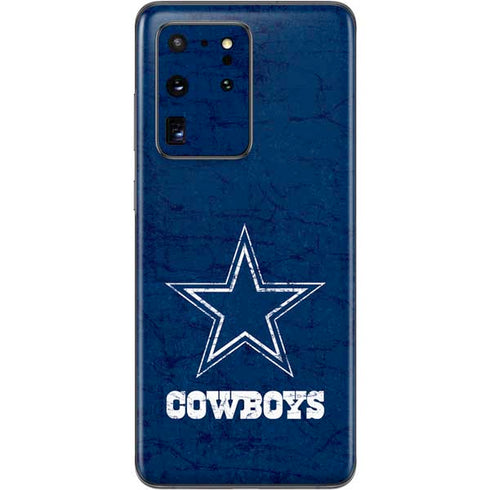 NFL Dallas Cowboys Distressed Galaxy S20 Ultra 5G Skin