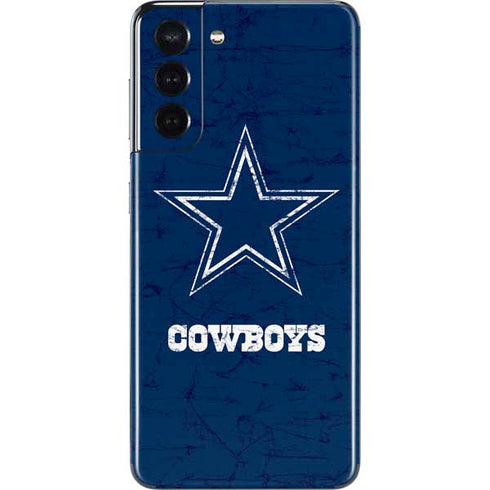 NFL Dallas Cowboys Distressed Galaxy S21 5G Skin