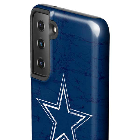 NFL Dallas Cowboys Distressed Galaxy S21 FE Pro Case