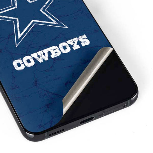 NFL Dallas Cowboys Distressed Galaxy S22 Plus Skin