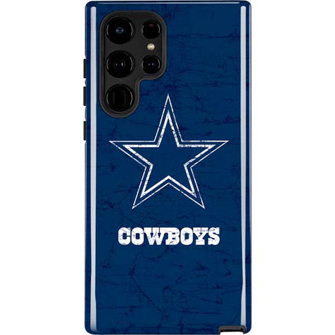 NFL Dallas Cowboys Distressed Galaxy S22 Ultra Pro Case