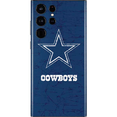NFL Dallas Cowboys Distressed Galaxy S22 Ultra Skin