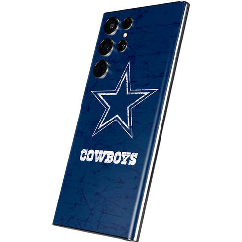 NFL Dallas Cowboys Distressed Galaxy S22 Ultra Skin
