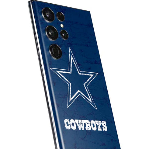 NFL Dallas Cowboys Distressed Galaxy S22 Ultra Skin