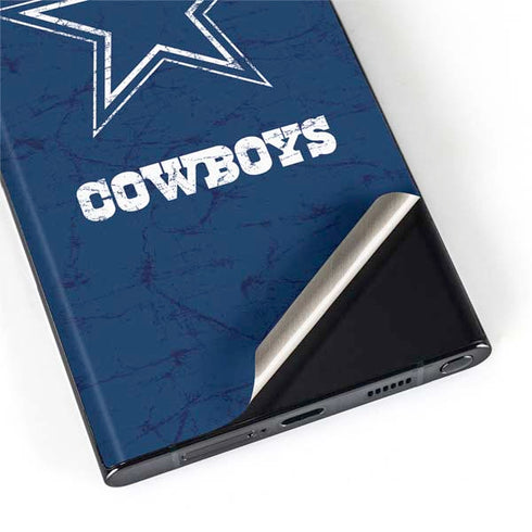 NFL Dallas Cowboys Distressed Galaxy S22 Ultra Skin