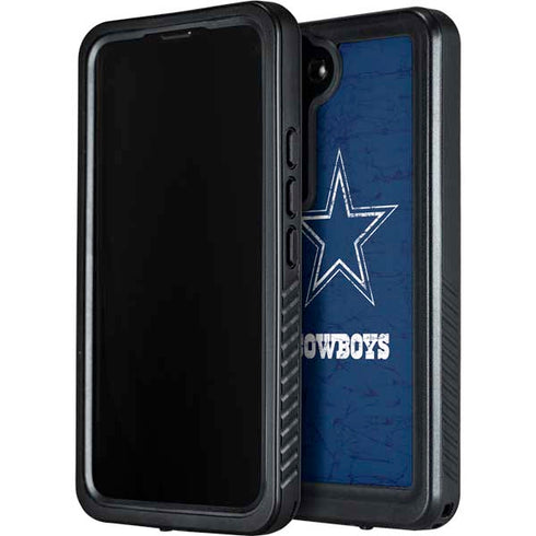NFL Dallas Cowboys Distressed Galaxy S23 Waterproof Case