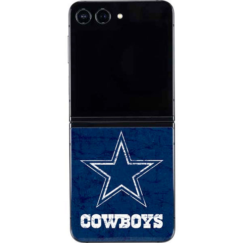 NFL Dallas Cowboys Distressed Galaxy Z Flip5 5G Skin
