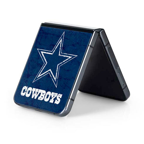 NFL Dallas Cowboys Distressed Galaxy Z Flip5 5G Skin
