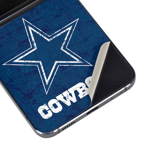 NFL Dallas Cowboys Distressed Galaxy Z Flip5 5G Skin