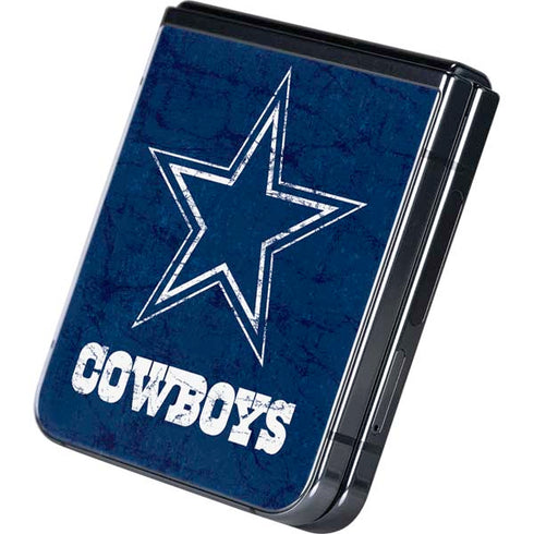 NFL Dallas Cowboys Distressed Galaxy Z Flip5 5G Skin