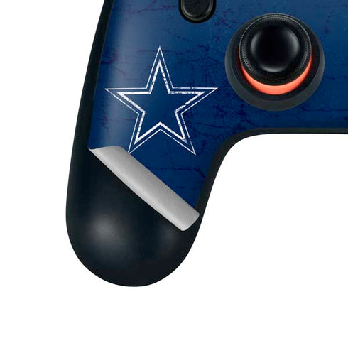 NFL Dallas Cowboys Distressed Google Stadia Controller Skin