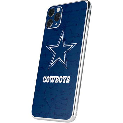 NFL Dallas Cowboys Distressed iPhone 11 Pro Max Skin