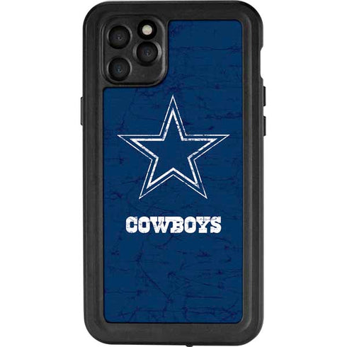 NFL Dallas Cowboys Distressed iPhone 11 Pro Max Waterproof Case