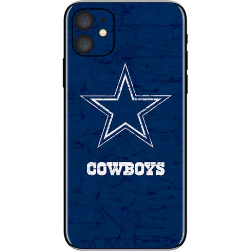 NFL Dallas Cowboys Distressed iPhone 11 Skin