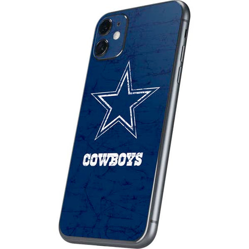 NFL Dallas Cowboys Distressed iPhone 11 Skin