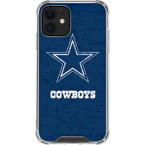 NFL Dallas Cowboys Distressed iPhone 12 Mini Clear Case