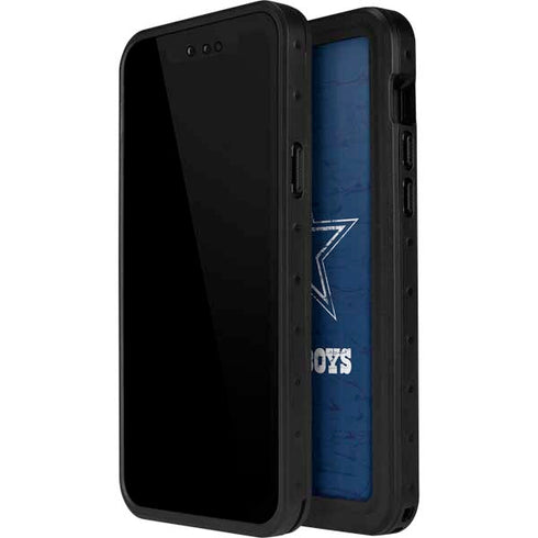 NFL Dallas Cowboys Distressed iPhone 12 Pro Waterproof Case