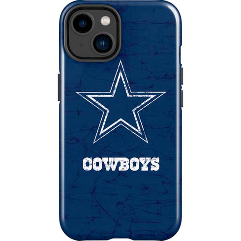 NFL Dallas Cowboys Distressed iPhone 15 Plus Impact Case