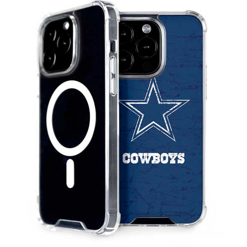 NFL Dallas Cowboys Distressed iPhone 15 Pro MagSafe Case