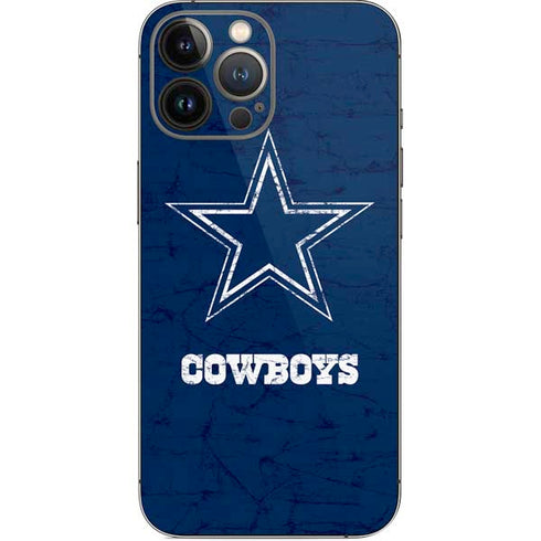 NFL Dallas Cowboys Distressed iPhone 14 Pro Max Skin