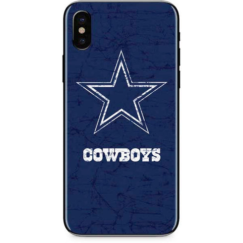 NFL Dallas Cowboys Distressed iPhone XS Max Skin