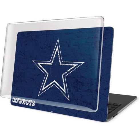 NFL Dallas Cowboys Distressed MacBook Pro 16in (2019-20) Case plus Skin