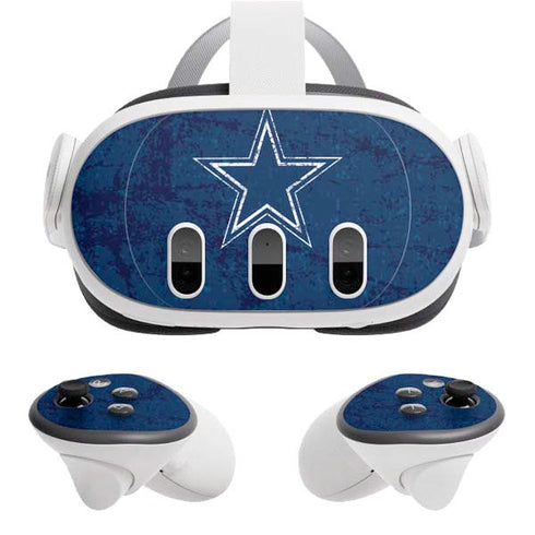 NFL Dallas Cowboys Distressed Meta Quest 3 Skin