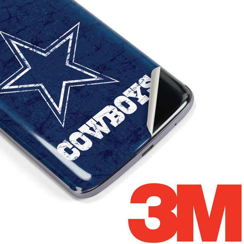 NFL Dallas Cowboys Distressed Moto E5 Plus Skin