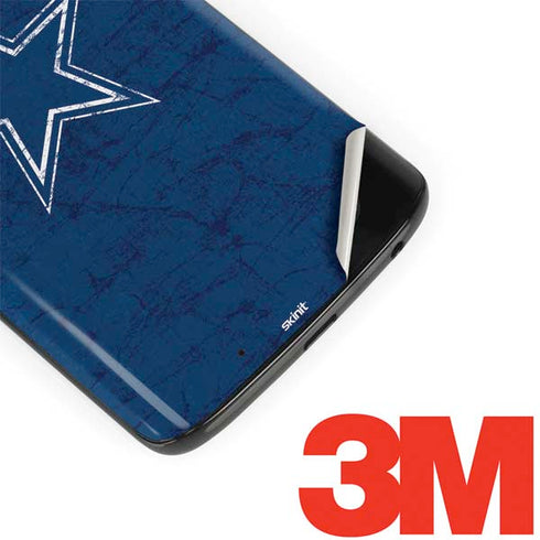 NFL Dallas Cowboys Distressed Moto G6 Skin