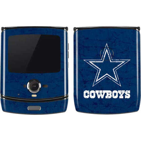 NFL Dallas Cowboys Distressed Motorola RAZR Skin