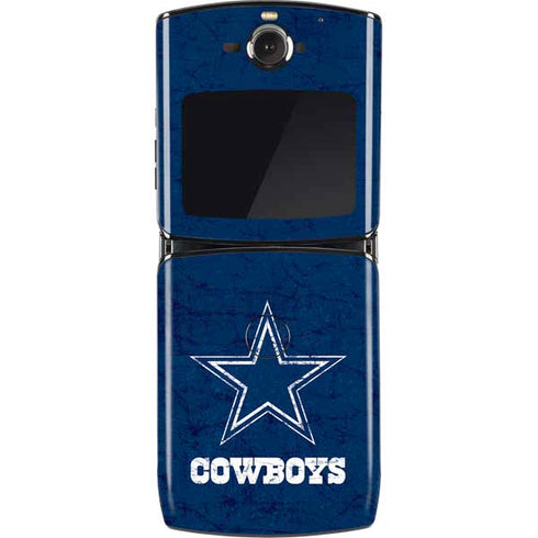 NFL Dallas Cowboys Distressed Motorola RAZR Skin