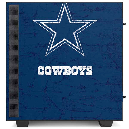 NFL Dallas Cowboys Distressed NZXT H510 Compact ATX Mid-Tower Case Skin